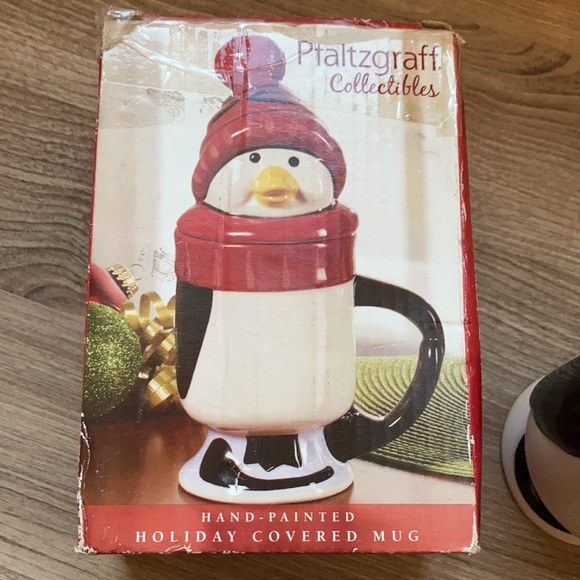 Pfaltzgraff collectibles penguin skate covered mug NWOT - Picture 10 of 16